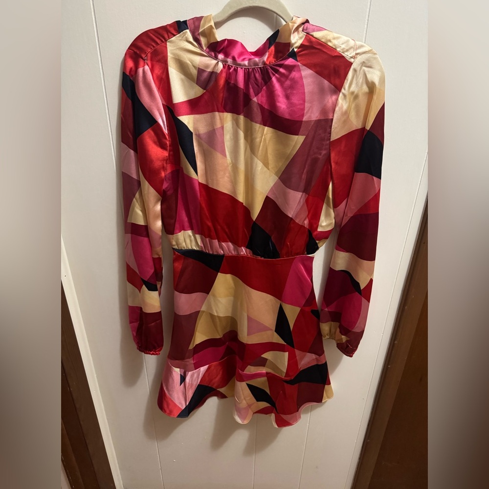 FATE Colorful Mini Dress size Medium NWT